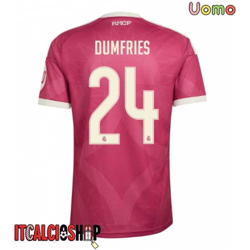 Real Madrid Denzel Dumfries #24 Terza Maglia 2026-27 Manica Corta